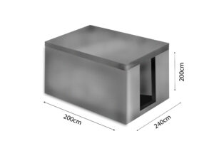 Piwniczka Betonowa Kwadratowa z Wnęką Mała